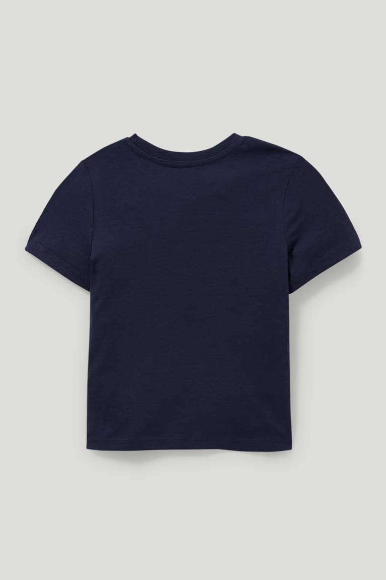  Bleu Foncé T Shirts C&A Sleeve Shiny - france MWW-4062199