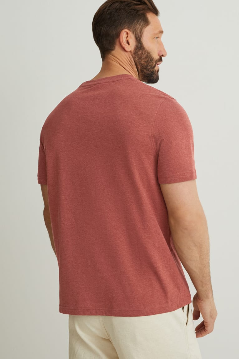  Marron Foncé T Shirts C&A With Recycled Polyester - france IDI-0094241