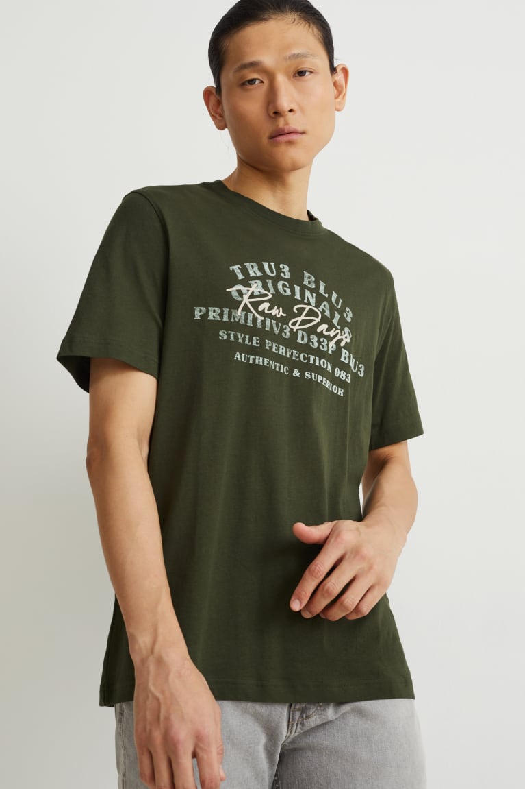  Vert Foncé T Shirts C&A - france NDO-3733029