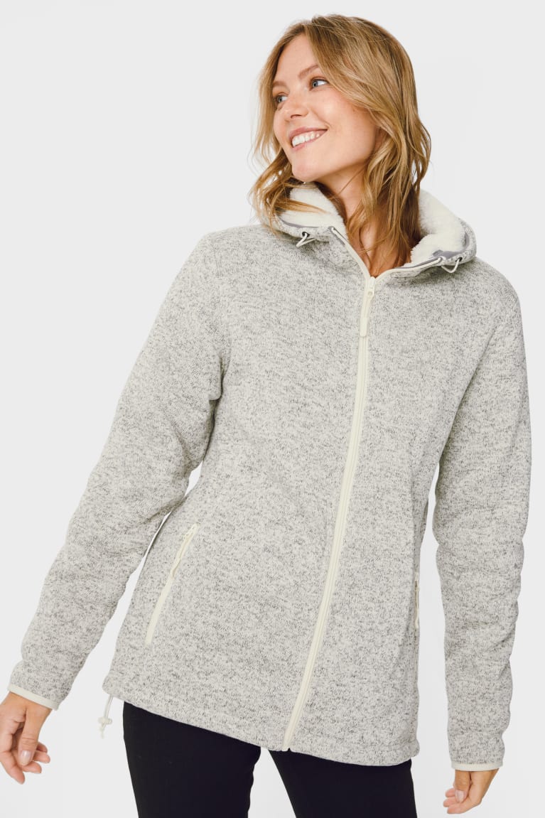  Blanche Vestes C&A With Hood Doublée - france ILL-4351897