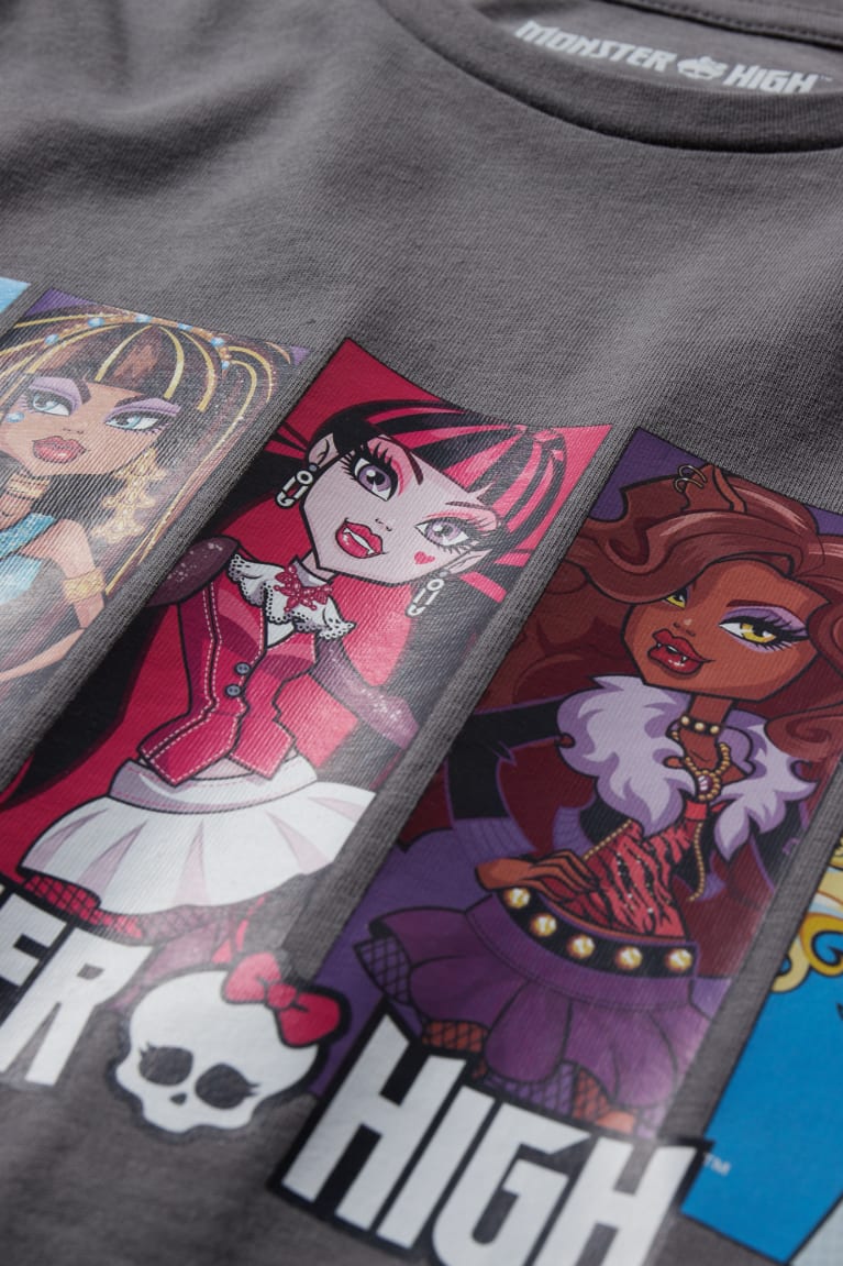  Grise Foncé T Shirts C&A Monster High Sleeve - france WVJ-1575924