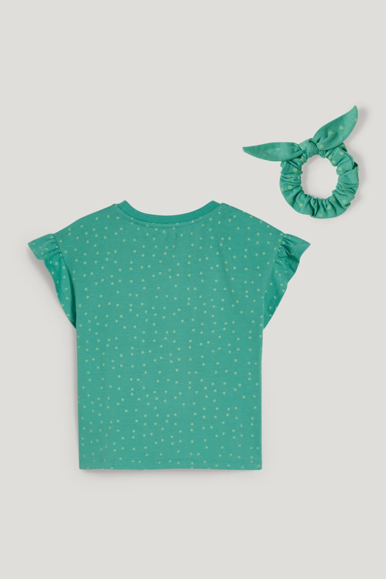  Vert T Shirts C&A Set Sleeve And Scrunchie 2 Piece - france NVX-6490367