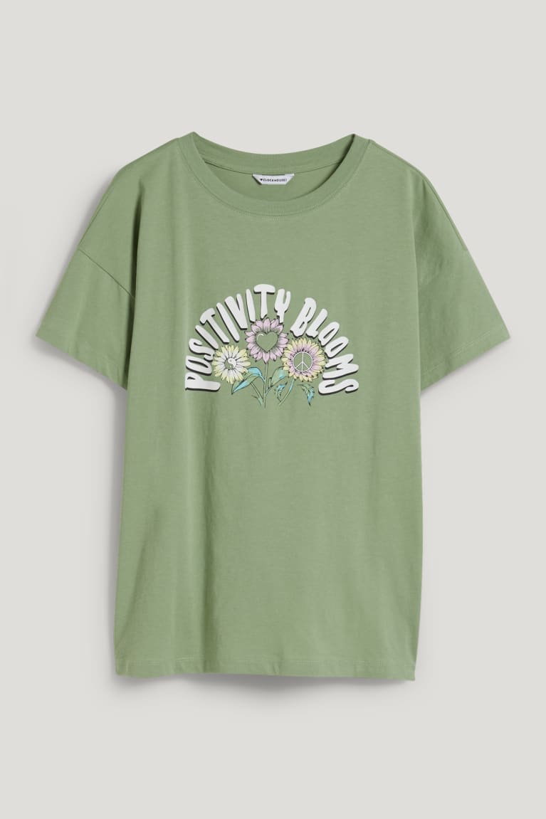  Vert T Shirts C&A Clockhouse - france TBO-6395601