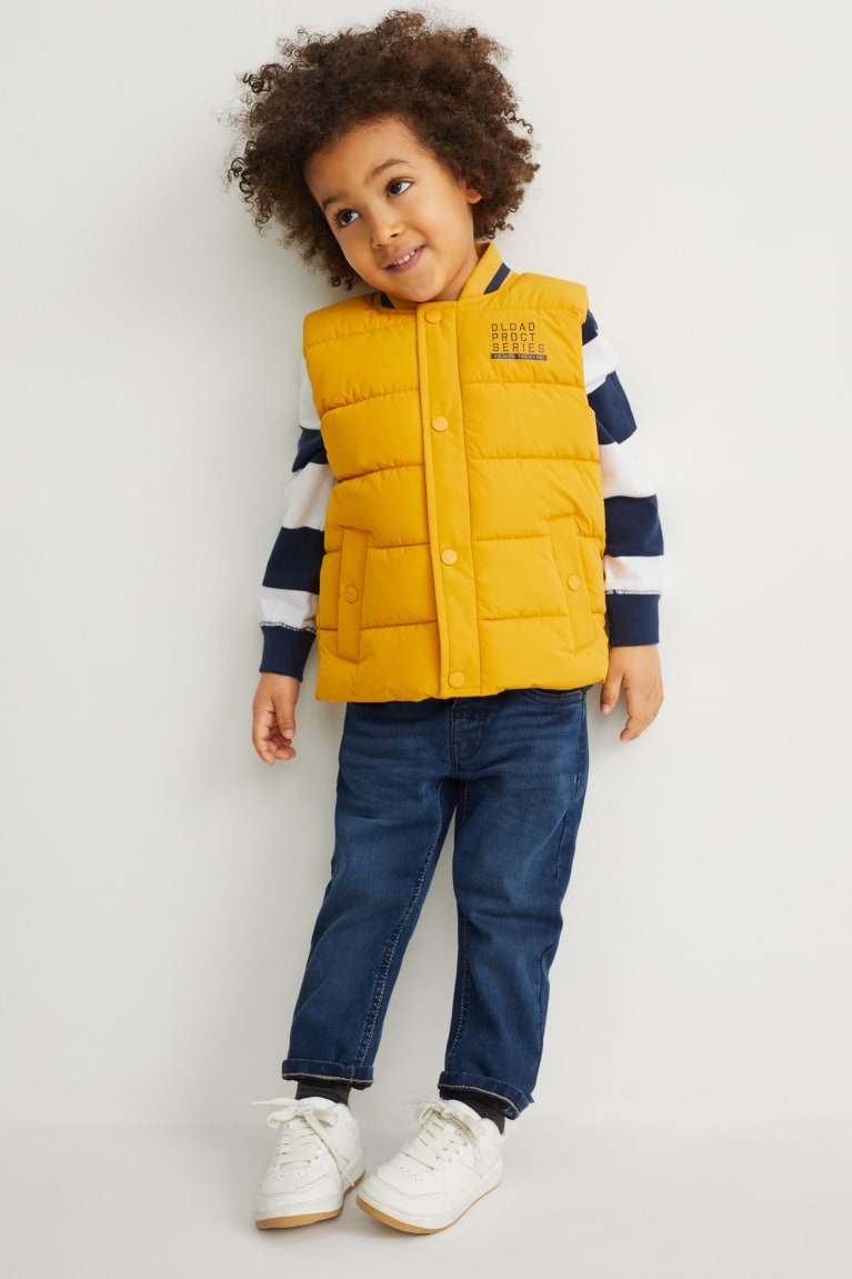  Jaune Vestes C&A Matelassé Gilet Recycled - france DQY-5895733