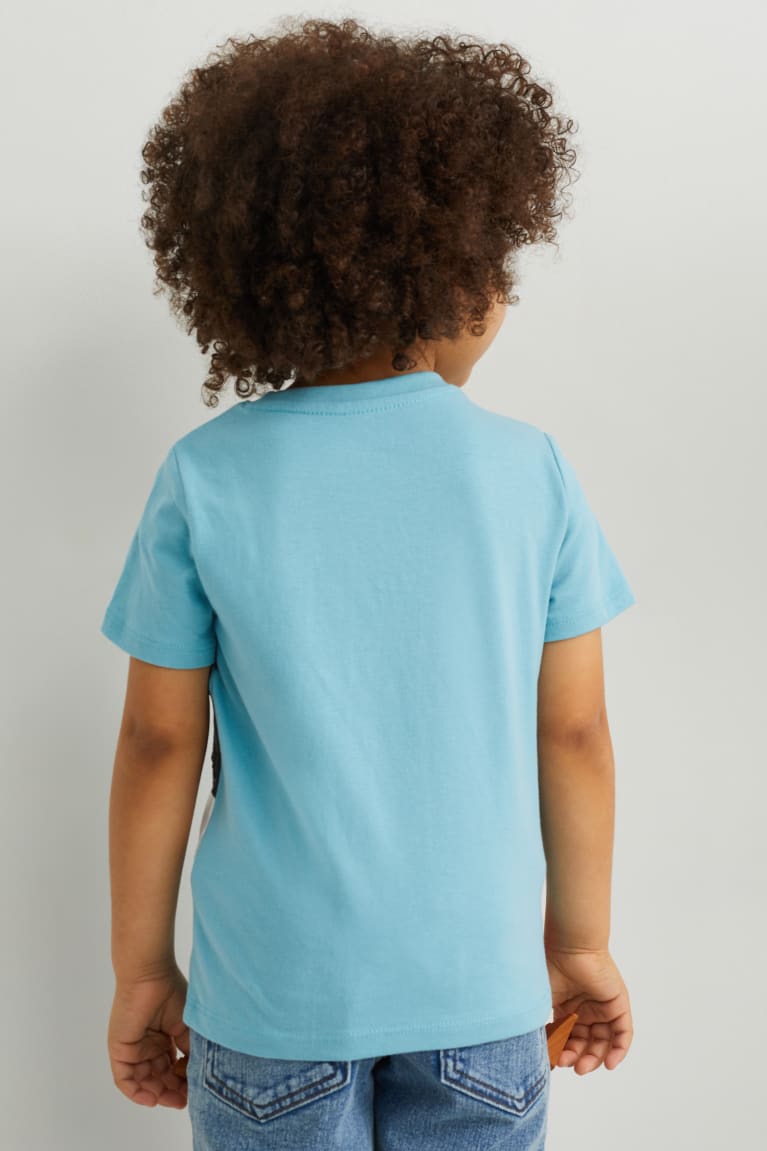  Bleu Clair T Shirts C&A Multipack Of 2 Sleeve With In-conversion Coton - france UBX-0801255