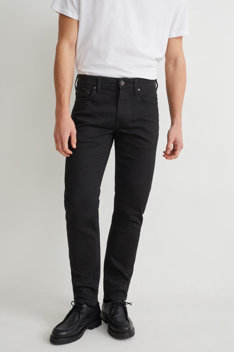  Noir Jean C&A Slim Lycra With Recycled Coton - france DDH-9313520