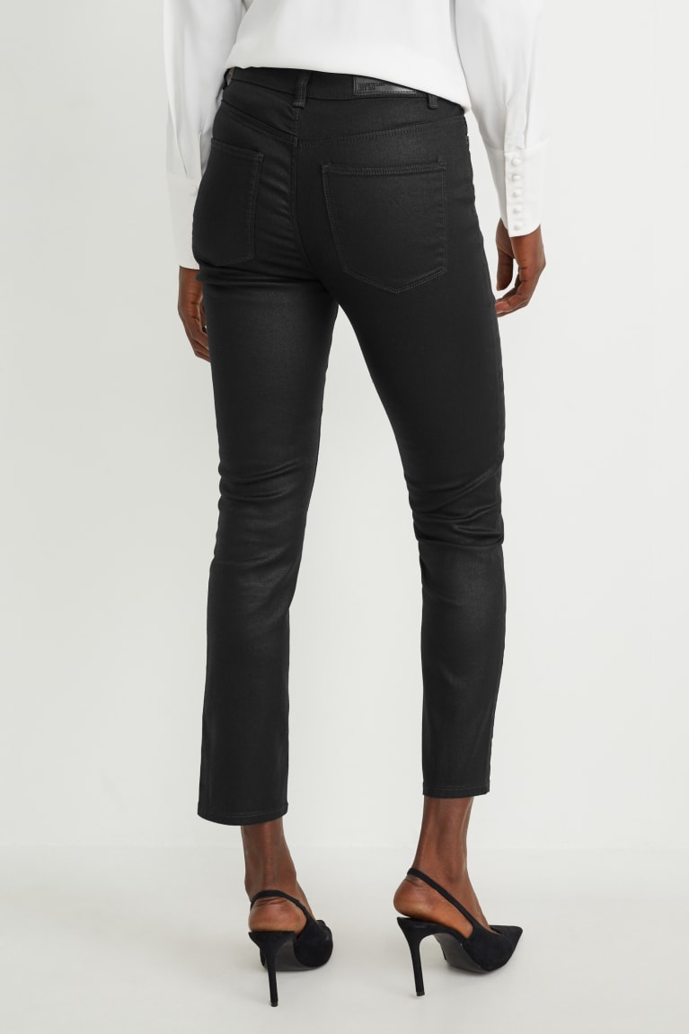  Noir Jean C&A Slim High Taille Lycra - france REQ-3333611