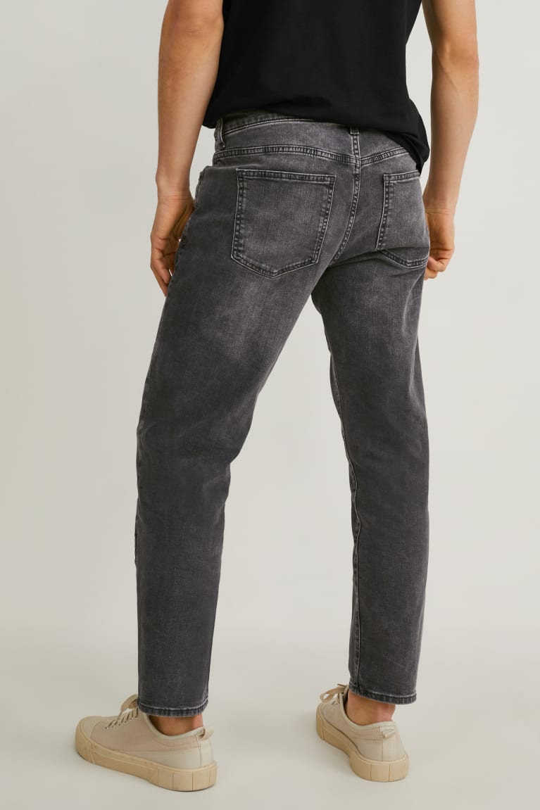  Noir Jean C&A Tapered Lycra - france IBN-8242909