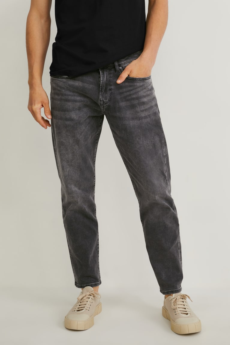  Noir Jean C&A Tapered Lycra - france IBN-8242909