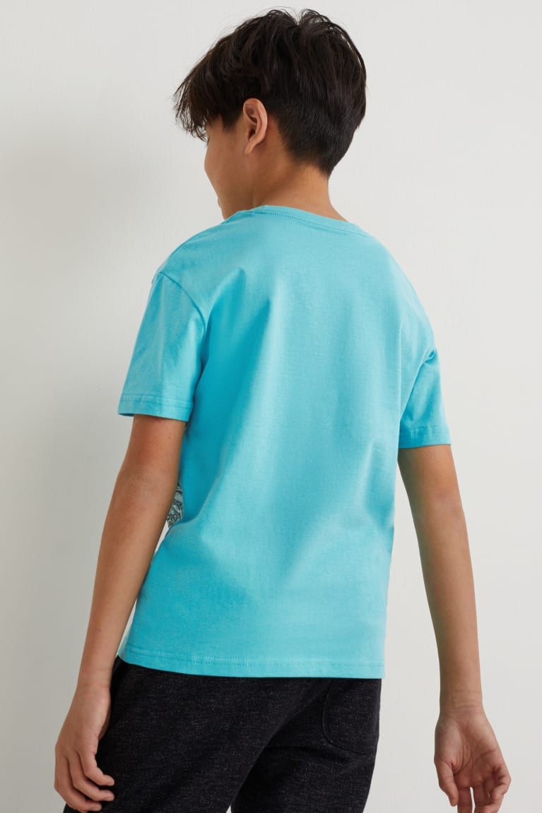  Turquoise T Shirts C&A Sleeve With In-conversion Coton - france FYT-1755447