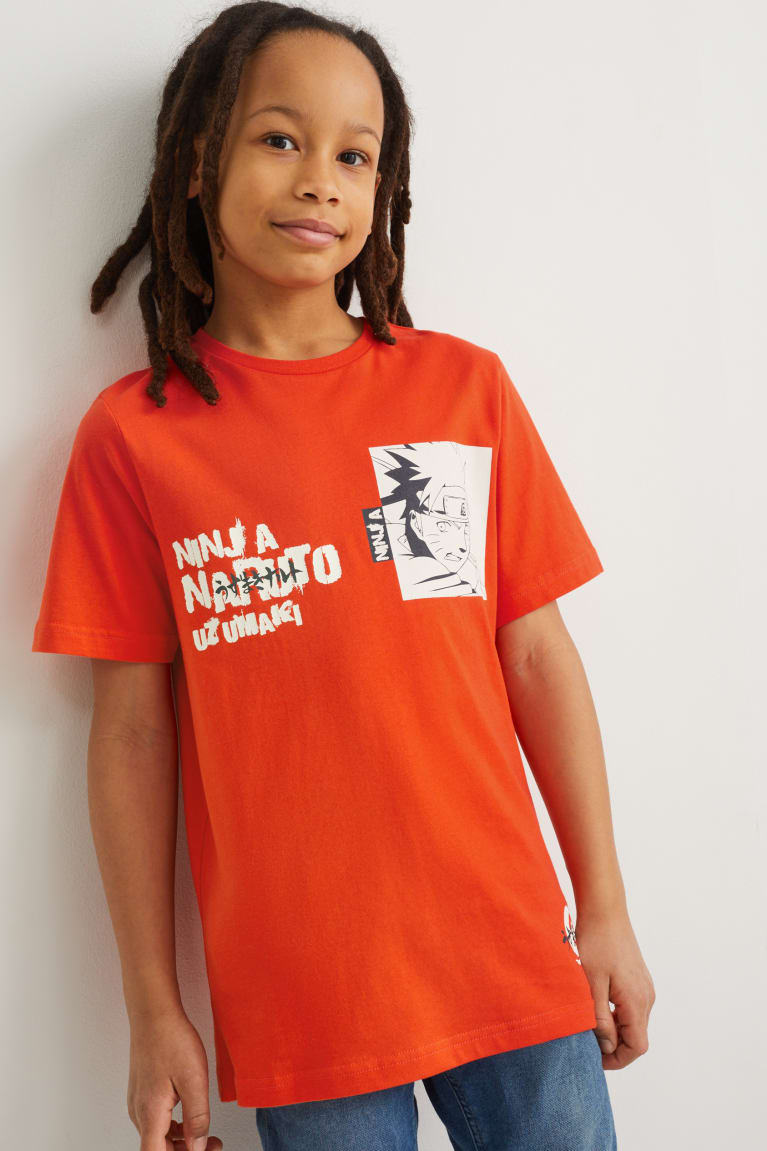  Orange T Shirts C&A Naruto Sleeve - france HPW-2717019