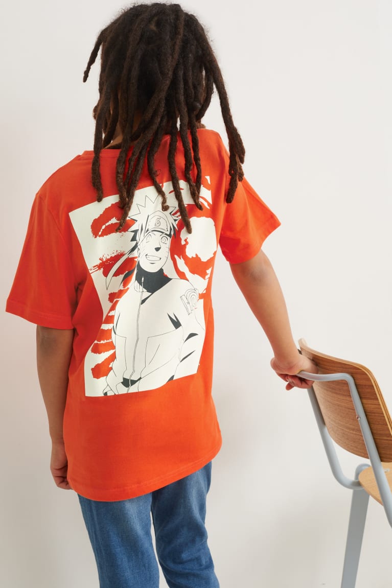  Orange T Shirts C&A Naruto Sleeve - france HPW-2717019