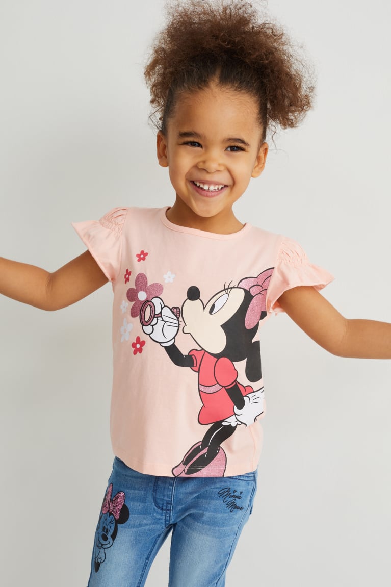  Rose T Shirts C&A Minnie Mouse Sleeve - france YHV-2522458