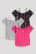  Rose T Shirts C&A Multipack Of 3 Sleeve In-conversion Coton - france MXX-4815661