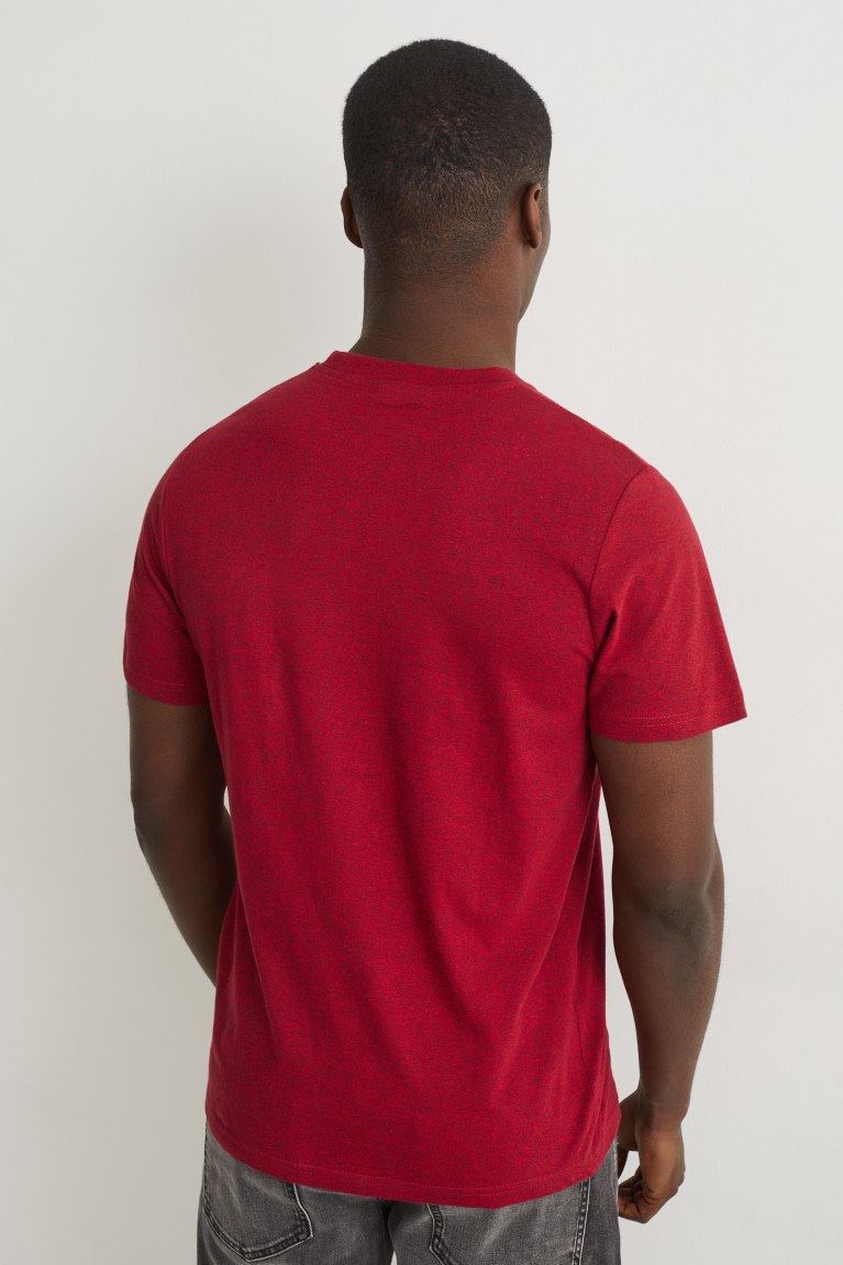  Rouge T Shirts C&A With Organic Coton - france LZZ-7571872