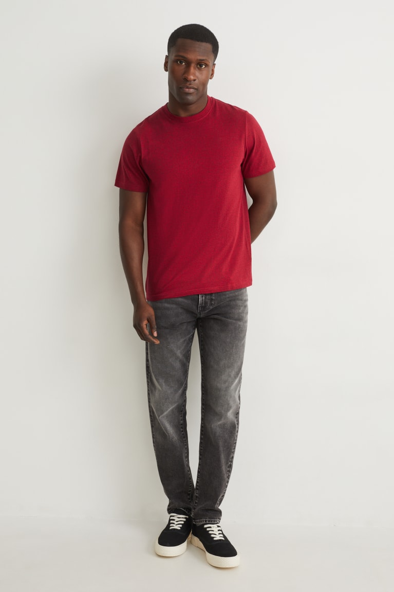  Rouge T Shirts C&A With Organic Coton - france LZZ-7571872