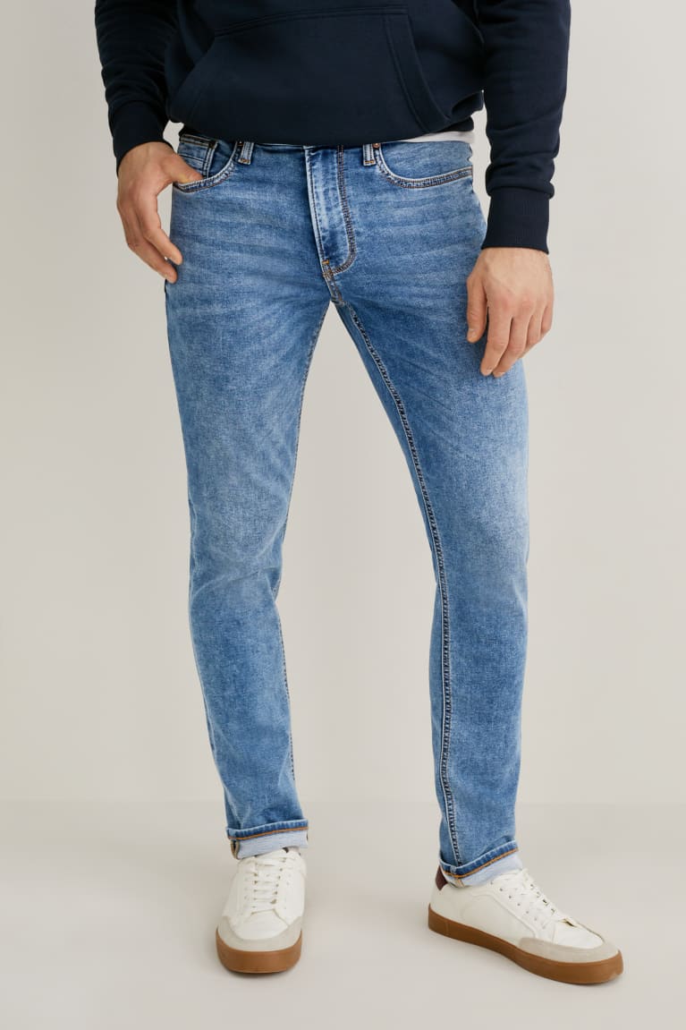  Bleu Jean C&A Mince Flex Jog Denim Lycra - france TJZ-1233330