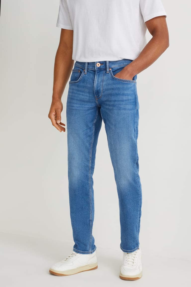  Bleu Jean C&A Slim Flex Jog Denim With Organic Coton - france WJI-0762093