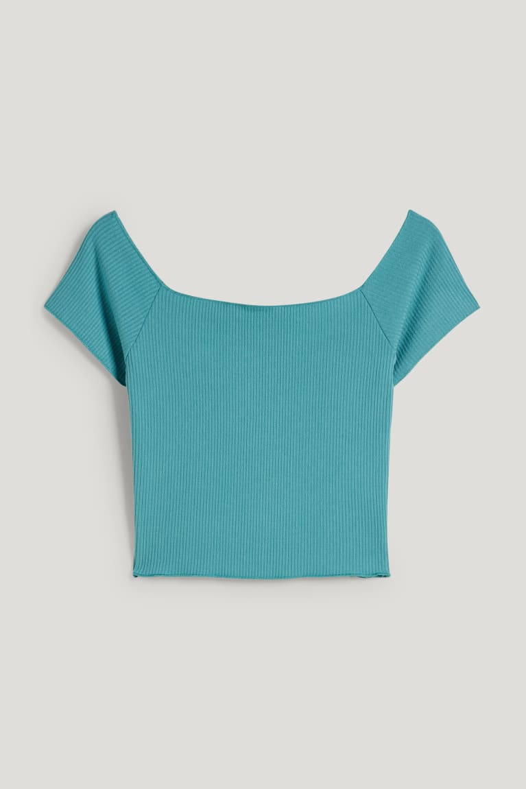  Turquoise T Shirts C&A - france QBK-8307161