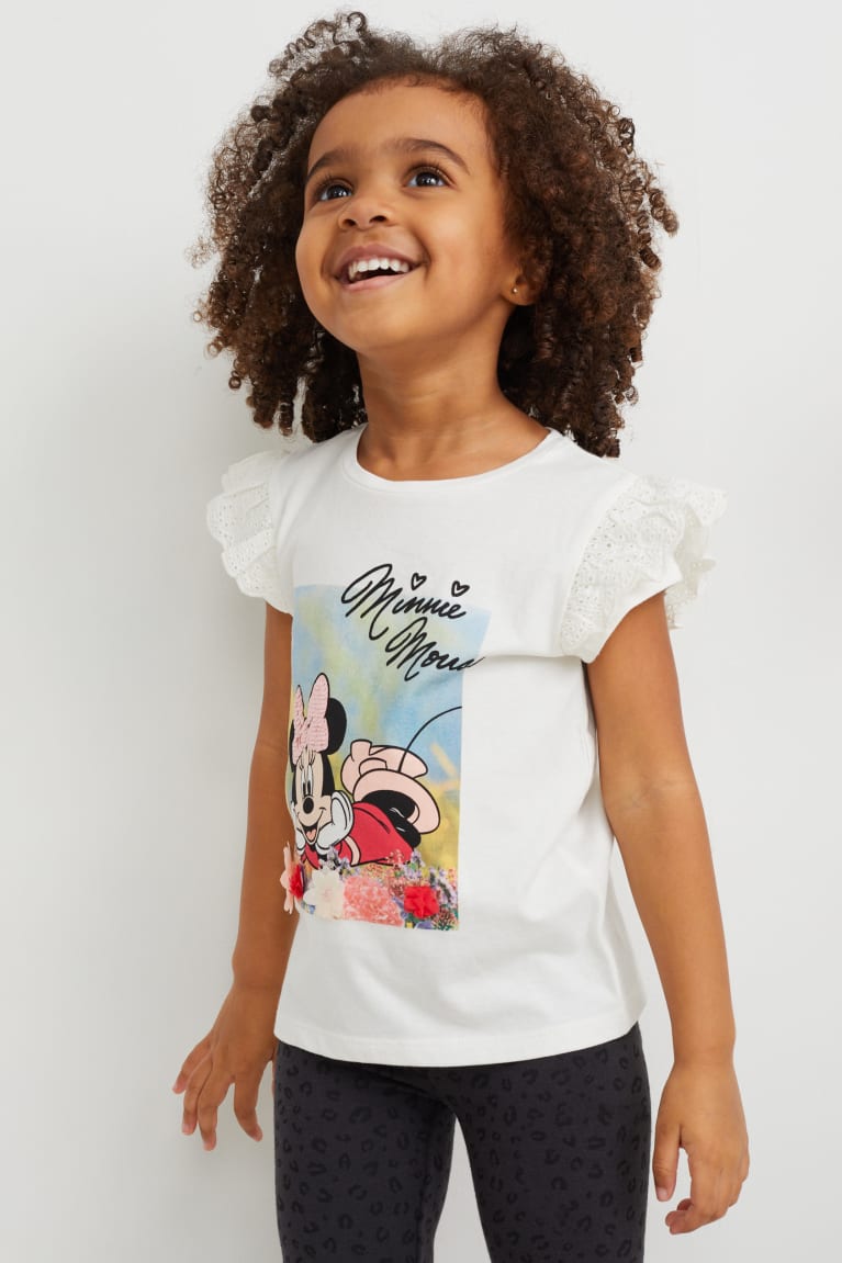  Blanche T Shirts C&A Minnie Mouse Sleeve - france HJV-5218139