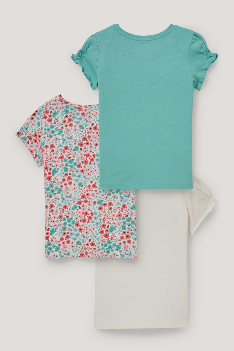  Blanche T Shirts C&A Multipack Of 3 Sleeve With In-conversion Coton - france BXL-0501340