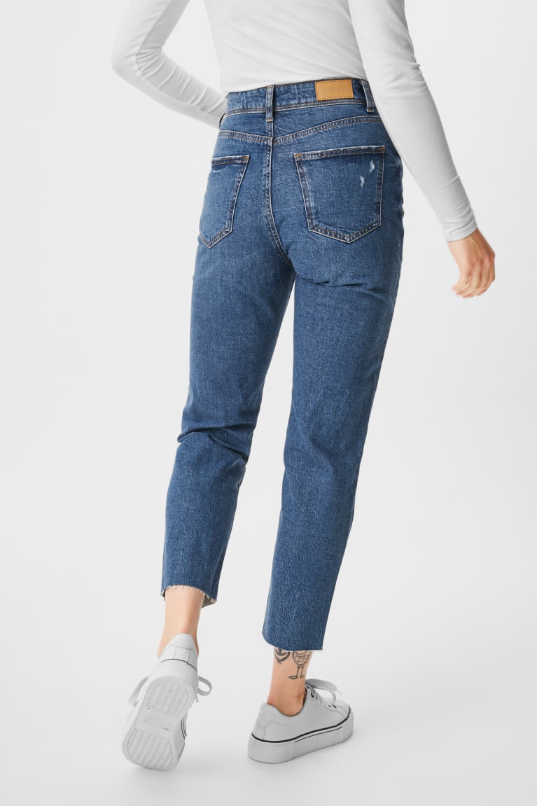  Bleu Jean C&A Clockhouse Mom Organic Coton Recycled - france XMF-5161627