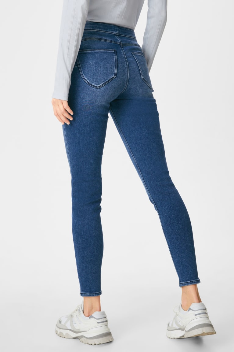  Bleu Jean C&A Jegging Thermal Jeggings Push-up Effect - france FJE-8170380