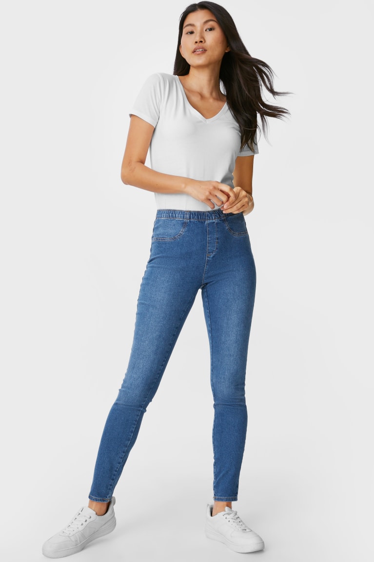  Bleu Jean C&A Multipack Of 3 Jegging Mid Taille - france ETI-7955591