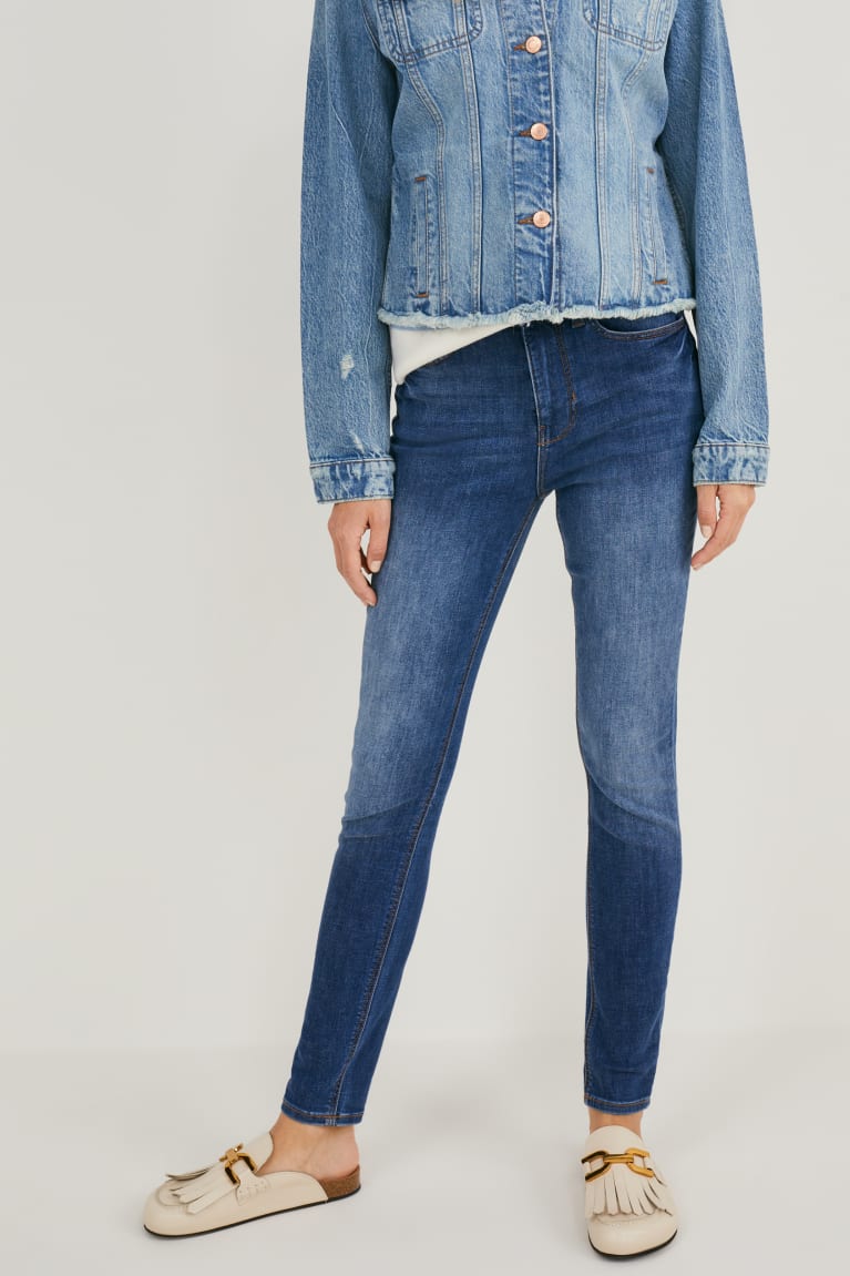  Bleu Jean C&A Mince High Taille - france ARS-6109259