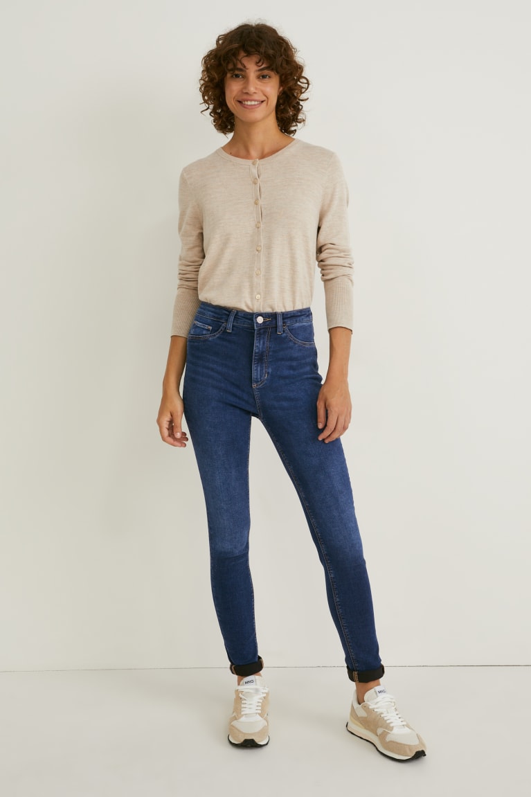  Bleu Jean C&A Mince High Taille - france TTC-5240826