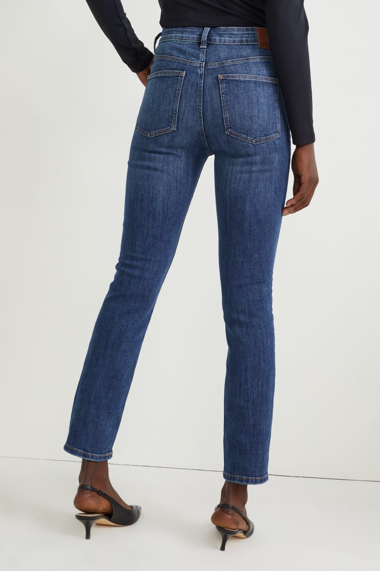  Bleu Jean C&A Slim High Taille - france GGF-1259889