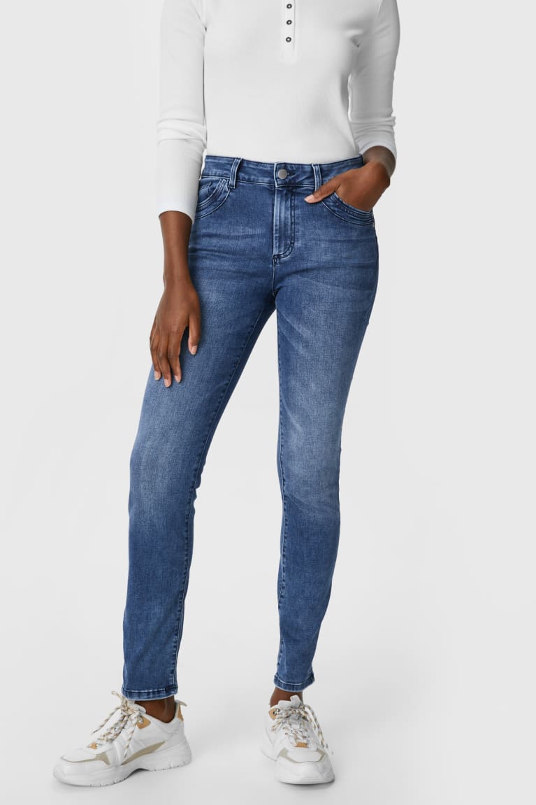  Bleu Jean C&A Slim Mid Taille - france GSK-7635535