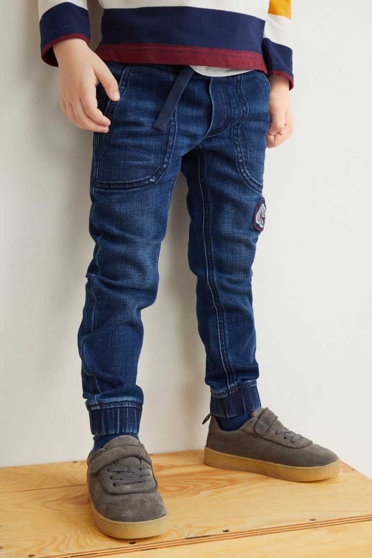  Bleu Bleu Foncé Jean C&A Dinosaur Slim - france TOH-5216544