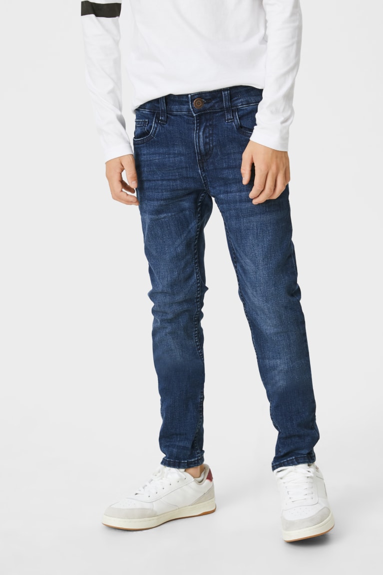  Bleu Bleu Foncé Jean C&A Slim Organic Coton - france UHP-6698732