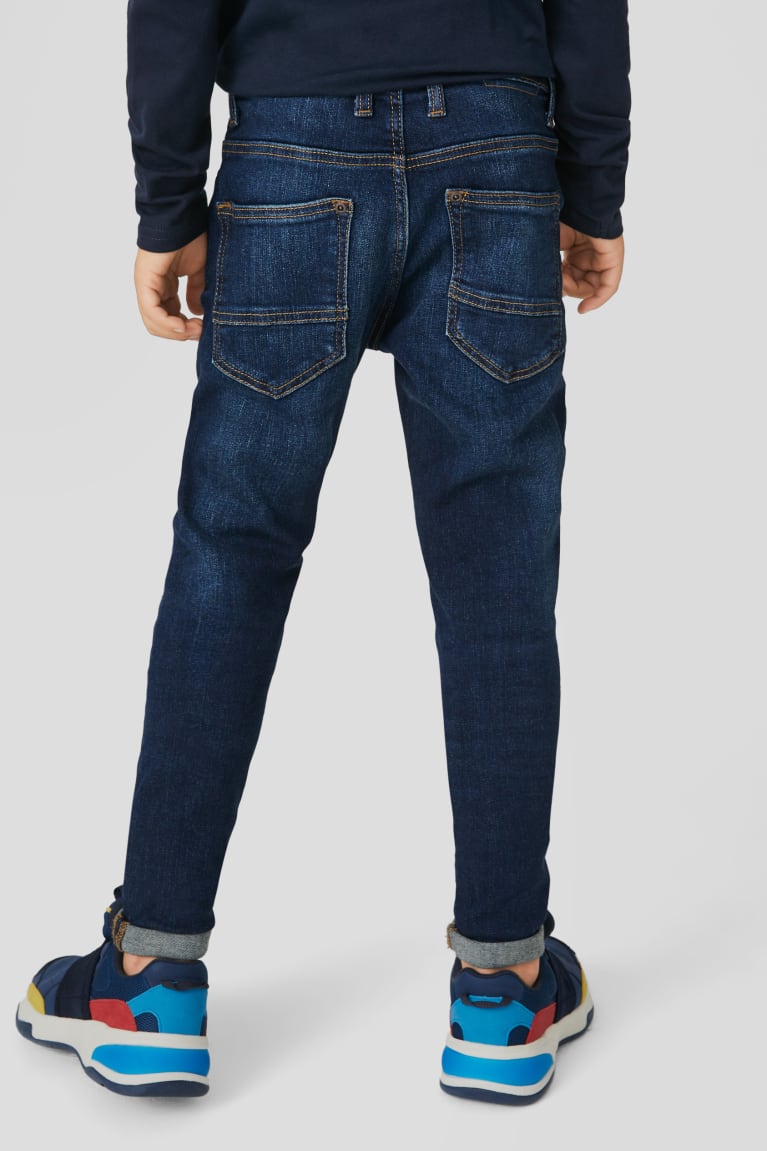  Bleu Bleu Foncé Jean C&A Super Mince - france FXJ-0706182