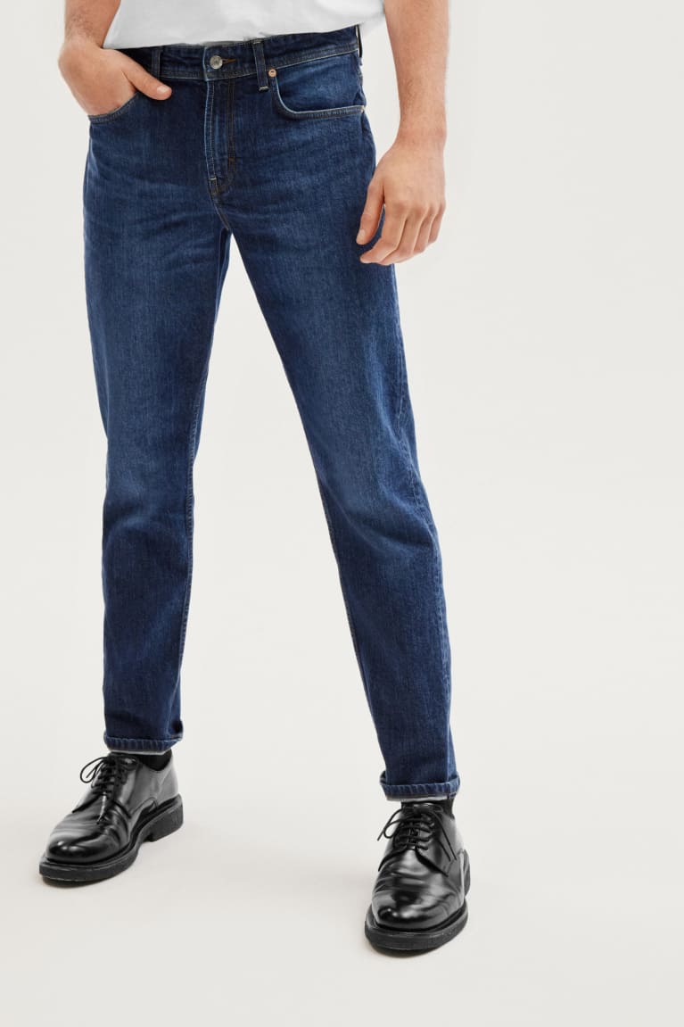  Bleu Bleu Foncé Jean C&A Made In Eu Tapered Organic Coton - france RPX-1096352