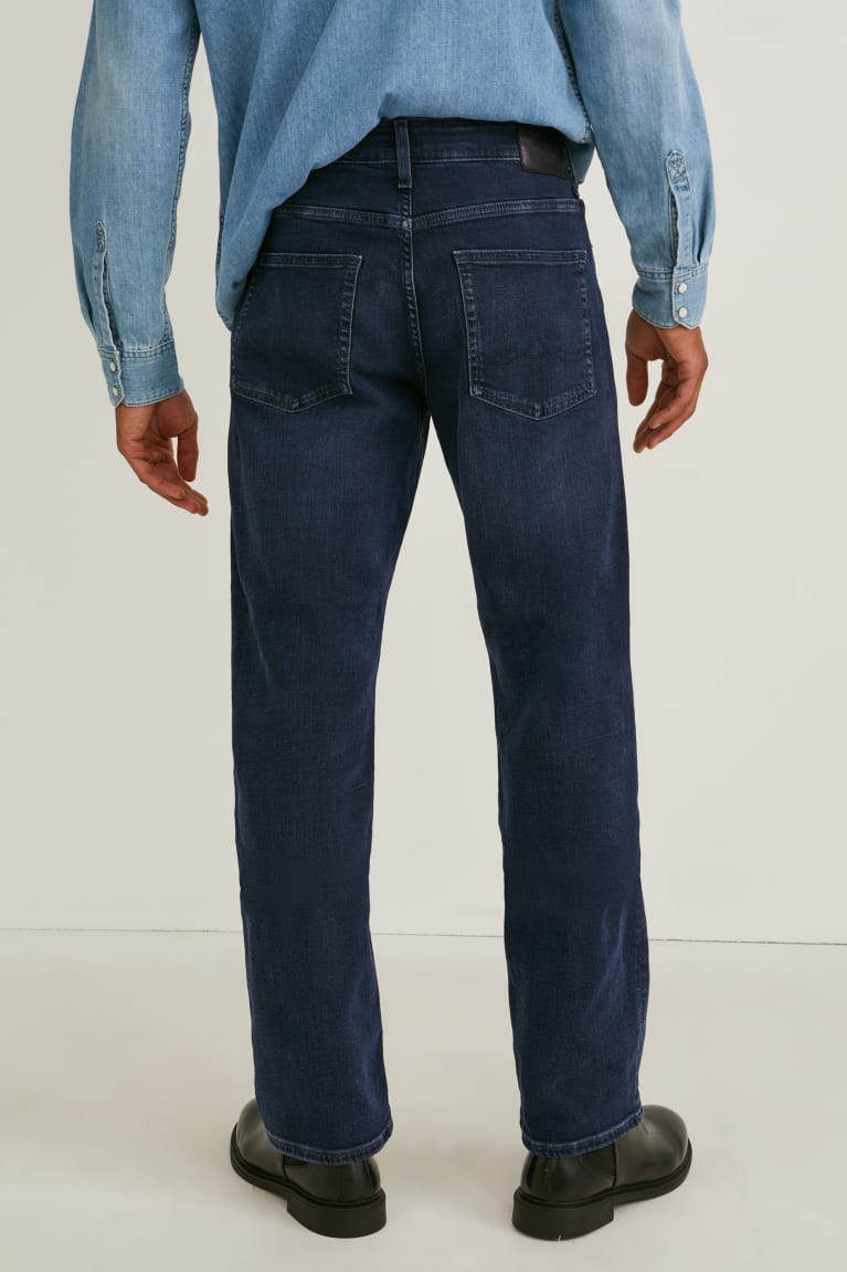  Bleu Bleu Foncé Jean C&A Regular Lycra - france BWJ-9294282