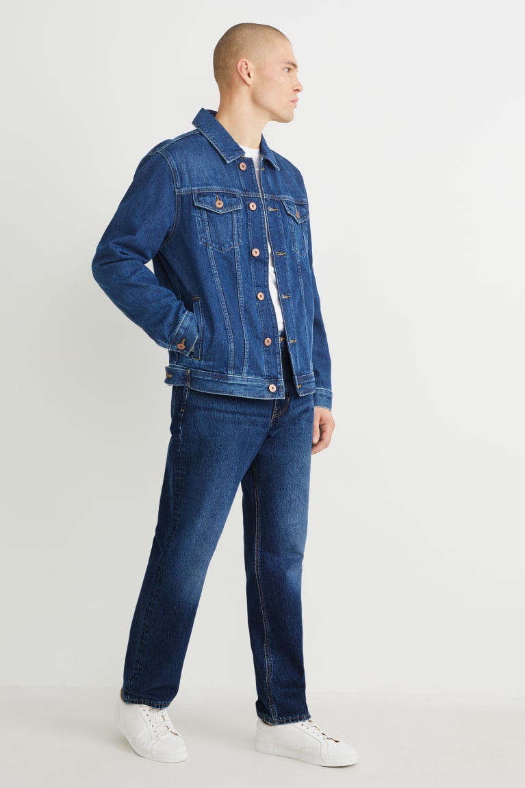  Bleu Bleu Foncé Jean C&A Relaxed - france VIS-7967329