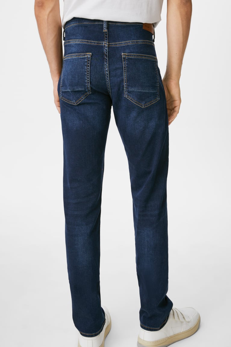  Bleu Bleu Foncé Jean C&A Slim Flex Jog Denim - france IGQ-7443214