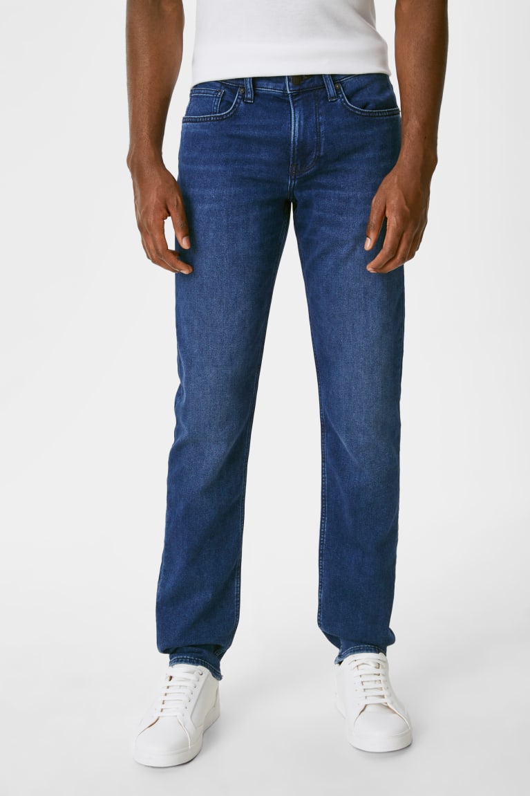  Bleu Bleu Foncé Jean C&A Slim Jog Denim - france EXM-0474445