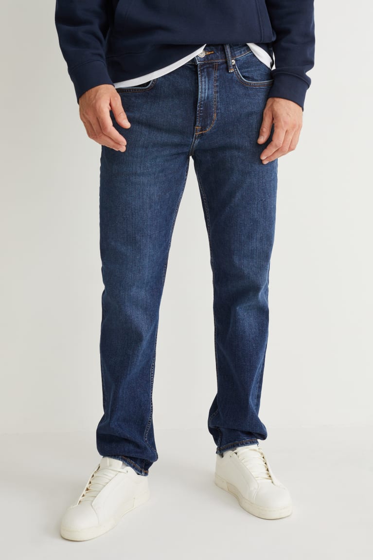  Bleu Bleu Foncé Jean C&A Droit Organic Coton - france HEH-1670302