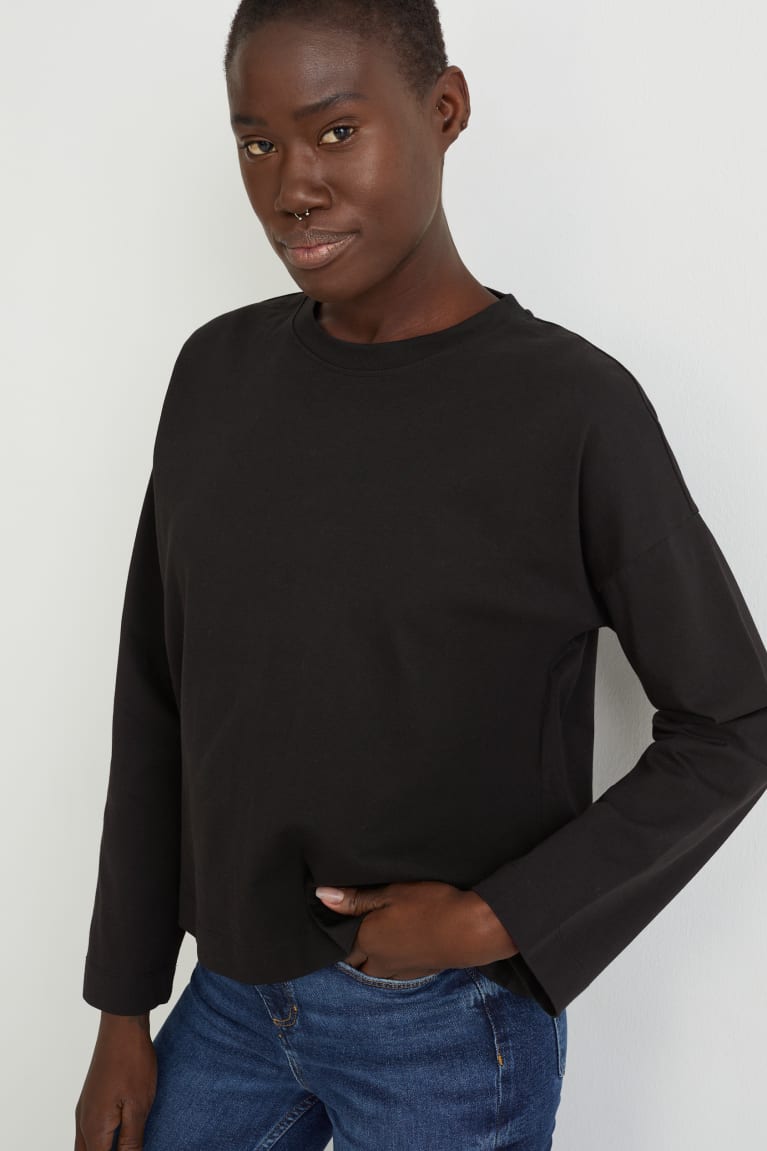  Noir Hauts C&A Long Sleeve - france KDR-1911856