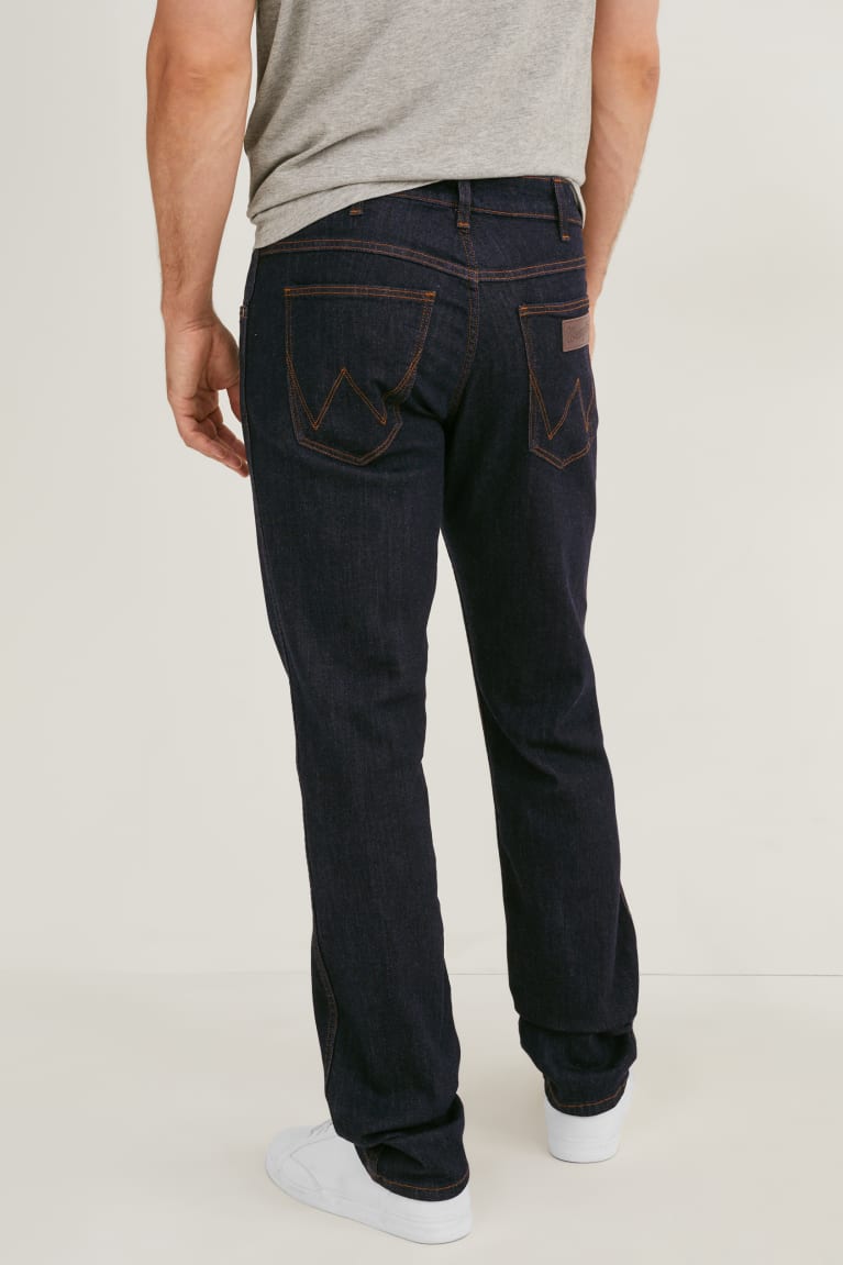  Bleu Bleu Foncé Jean C&A Wrangler Droit - france ILT-5911816