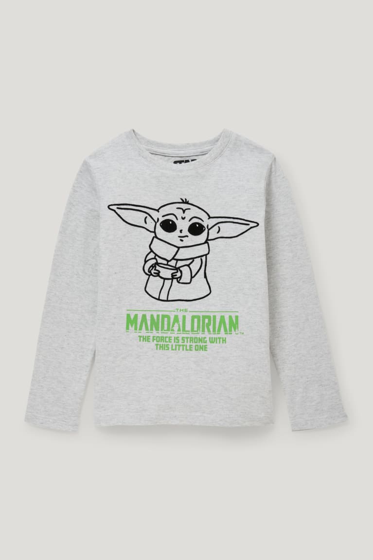  Grise Clair Hauts C&A Star Wars: The Mandalorian Long Sleeve - france EMX-7333848