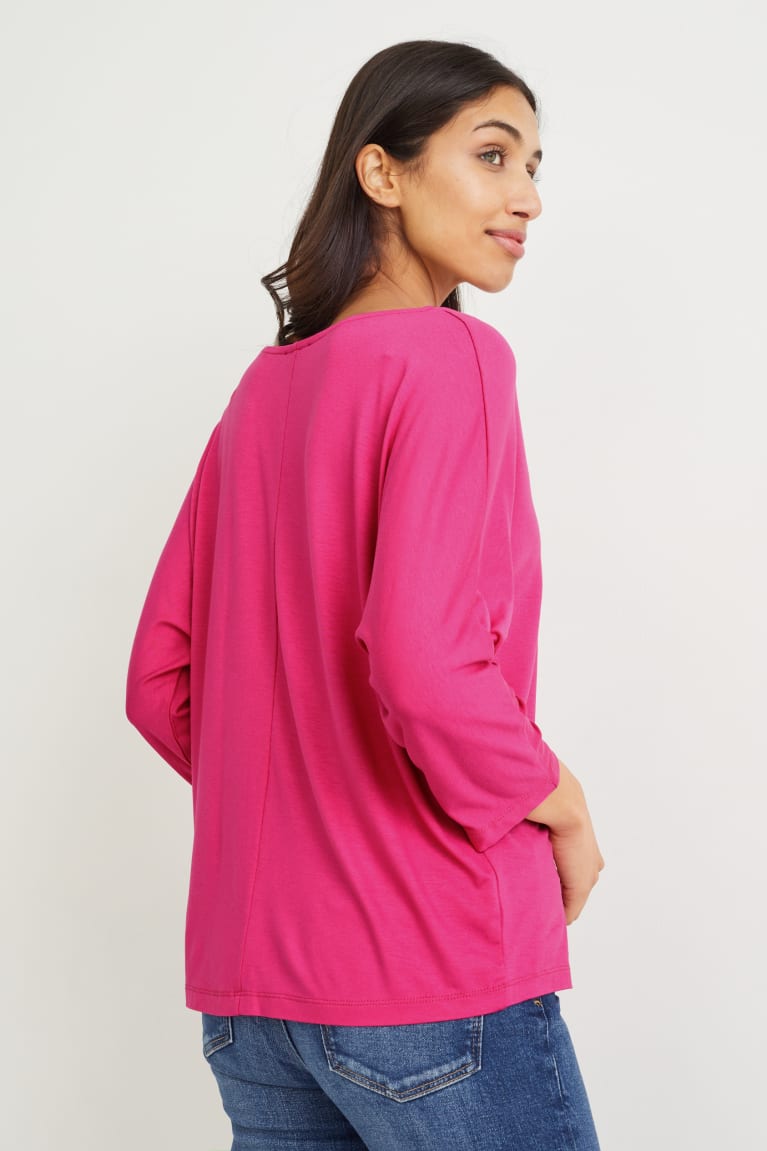  Rose Hauts C&A Basic Long Sleeve With Lenzing Ecovero - france EAR-7558266