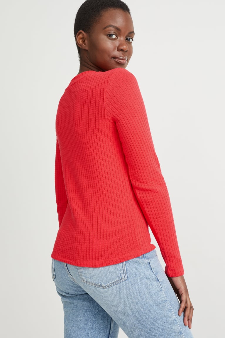  Rouge Hauts C&A Long Sleeve - france FNJ-0126574