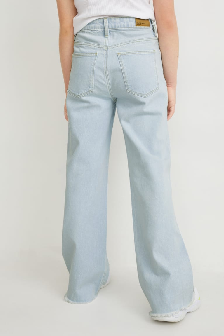  Bleu Bleu Clair Jean C&A Larges Leg - france ODL-0123741