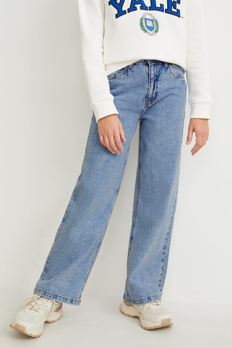  Bleu Bleu Clair Jean C&A Larges Leg - france VYG-6083545