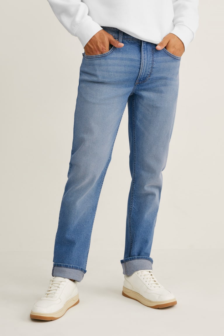  Bleu Bleu Clair Jean C&A Slim Lycra - france XQS-4069516