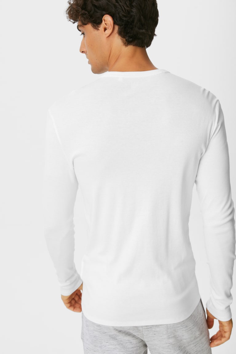  Blanche Hauts C&A Long Sleeve Organic Coton - france VHF-8972918